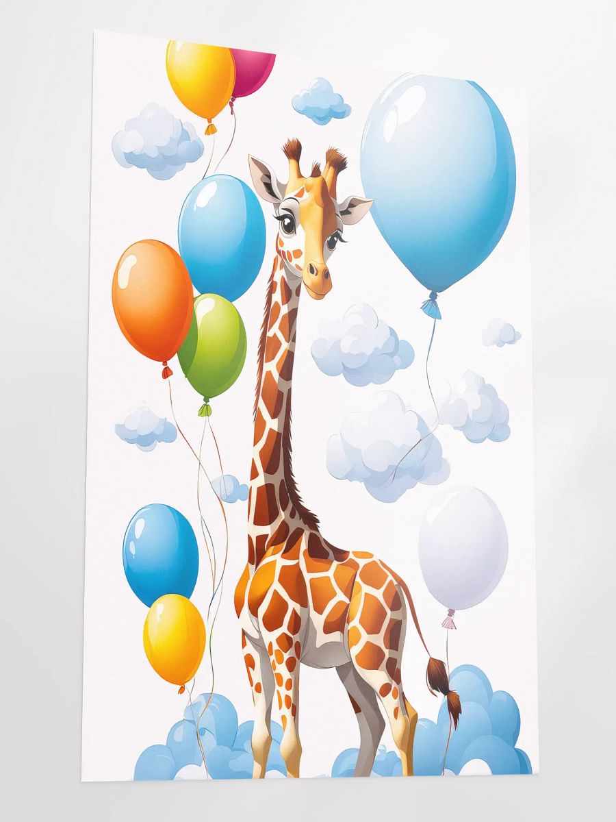 Baby Giraffe - Poster - Nursery-Kids Room - Large 24x36 Inches product image (3)