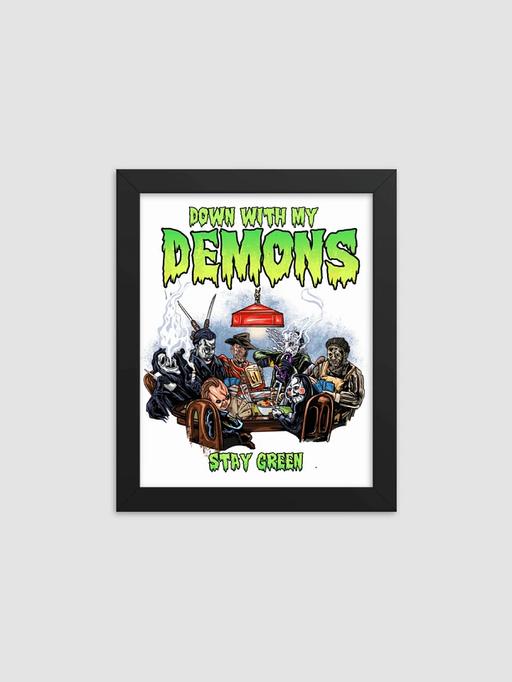 Down With My Demons Framed Matte Poster product image (1)