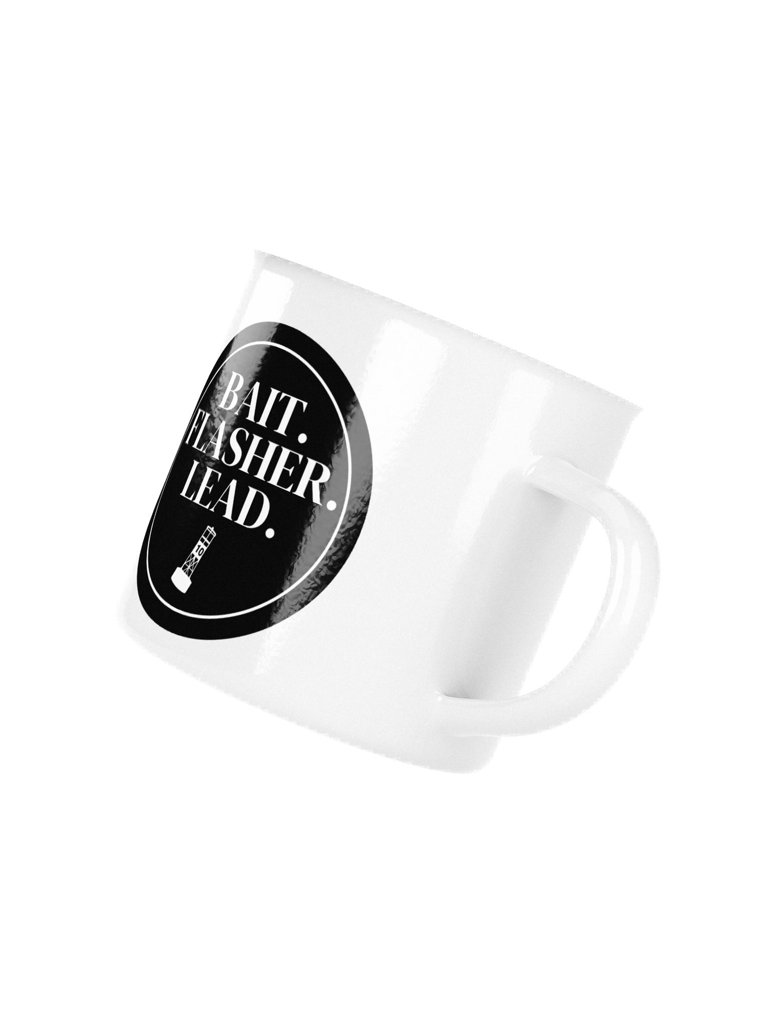 Astoria Enamel Coffee Mug. If you know, you know! BAIT. FLASHER. LEAD. product image (3)