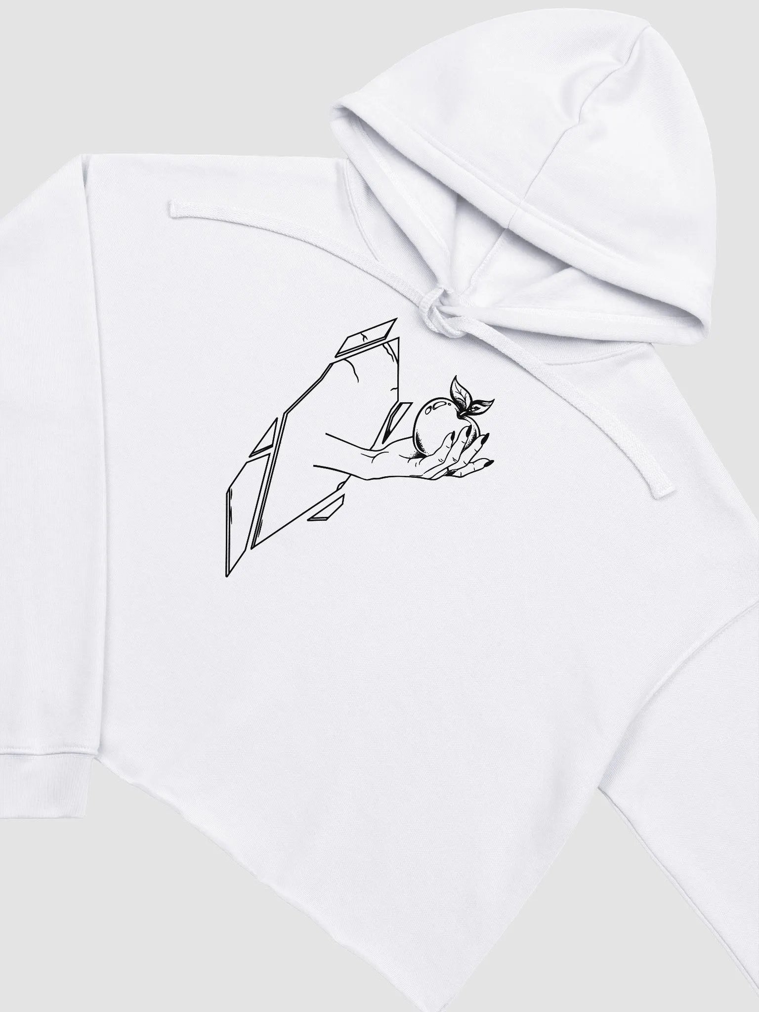 Hand in Mirror Crop Hoodie product image (1)