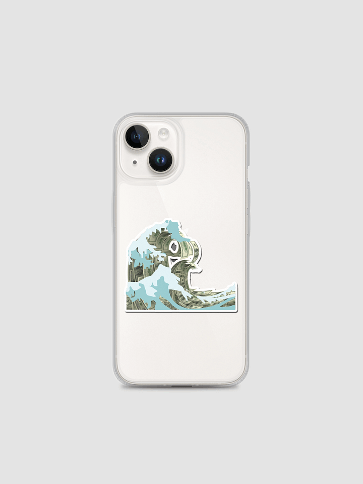 CLEAR MONEYWAVE iPHONE CASE product image (1)