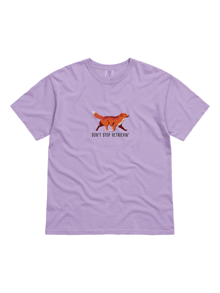 Don't Stop Retrievin' T-Shirt(Embroidered) of a Nova Scotia Duck Tolling Retriever(Red) product image (31)