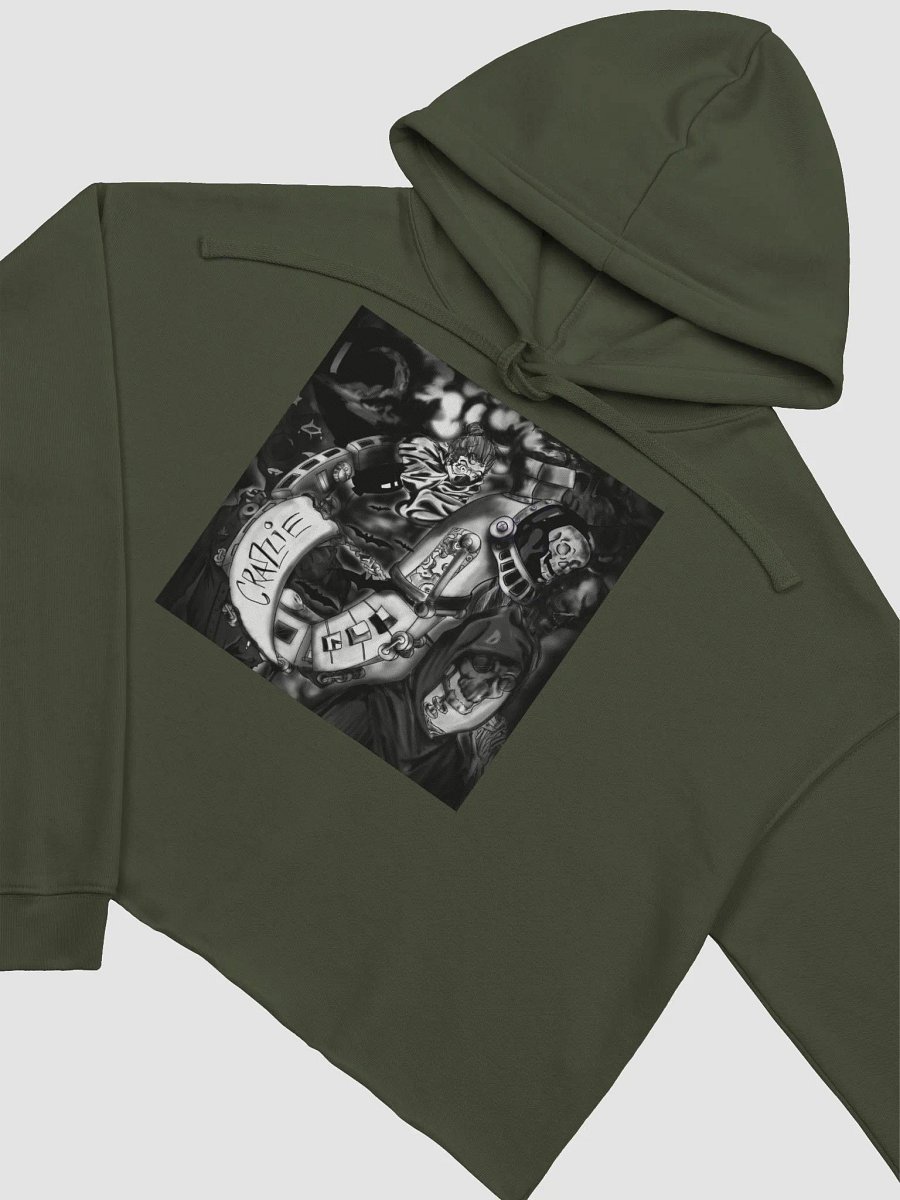 Crazzie Train Crop Hoodie Dark Edition product image (12)
