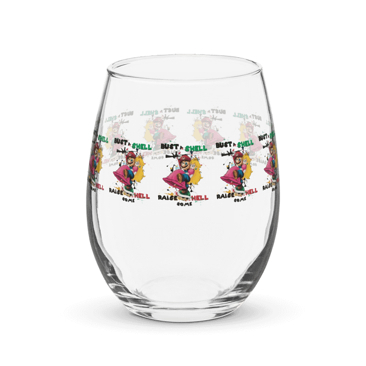 Bustin' Shells by StephyJ Stemless Wine Glass product image (1)