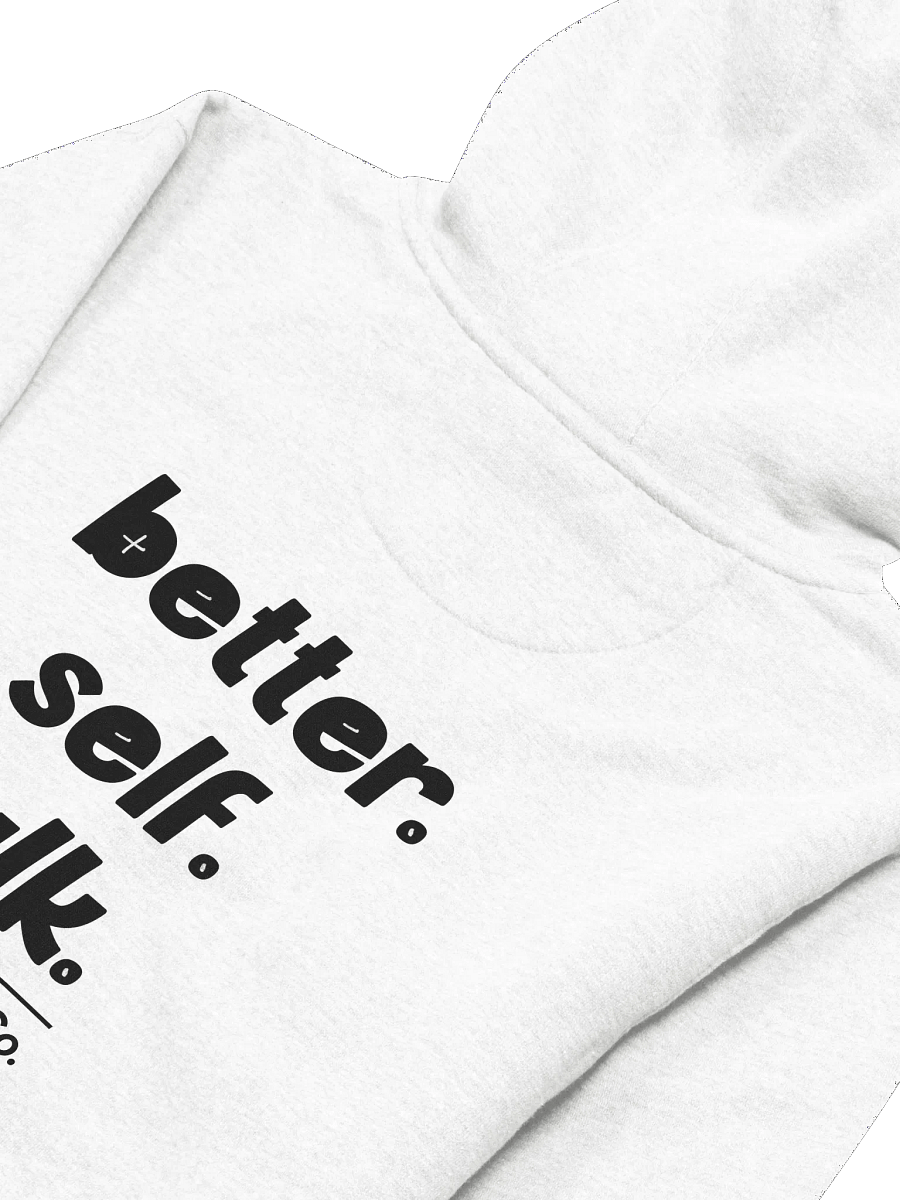 Better. Self. Talk. Hoodie (Black & White) product image (4)