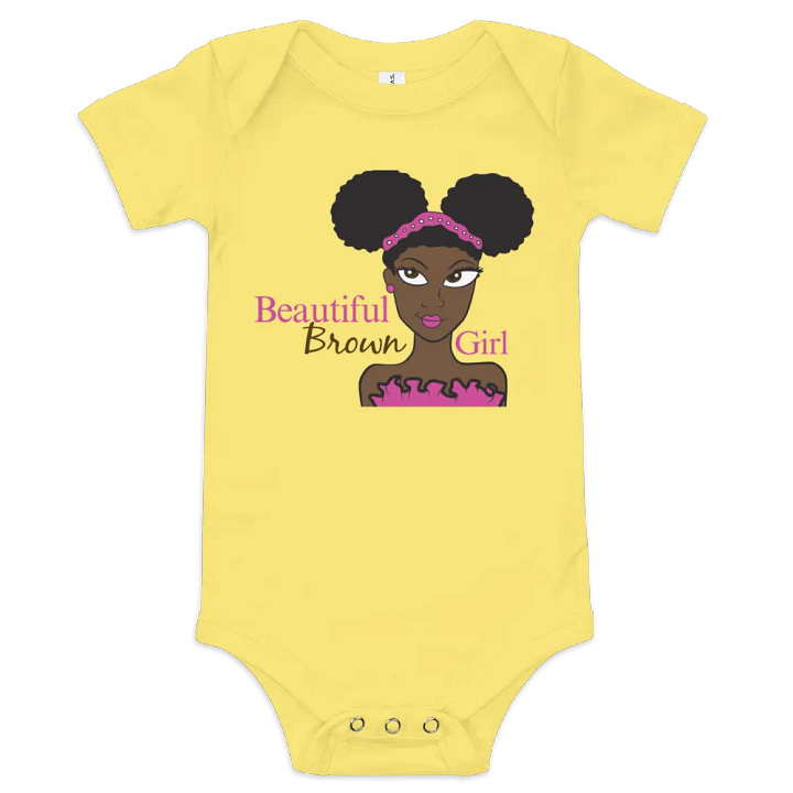 Beautiful Brown Girl Onesie - Chocolate product image (1)