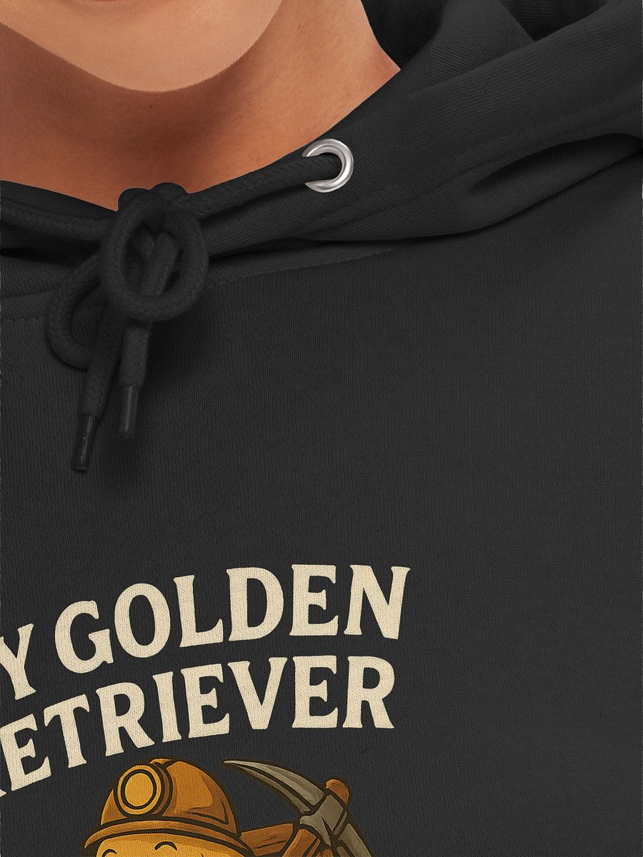 Golden Retriever Miner Cartoon Hoodie product image (32)