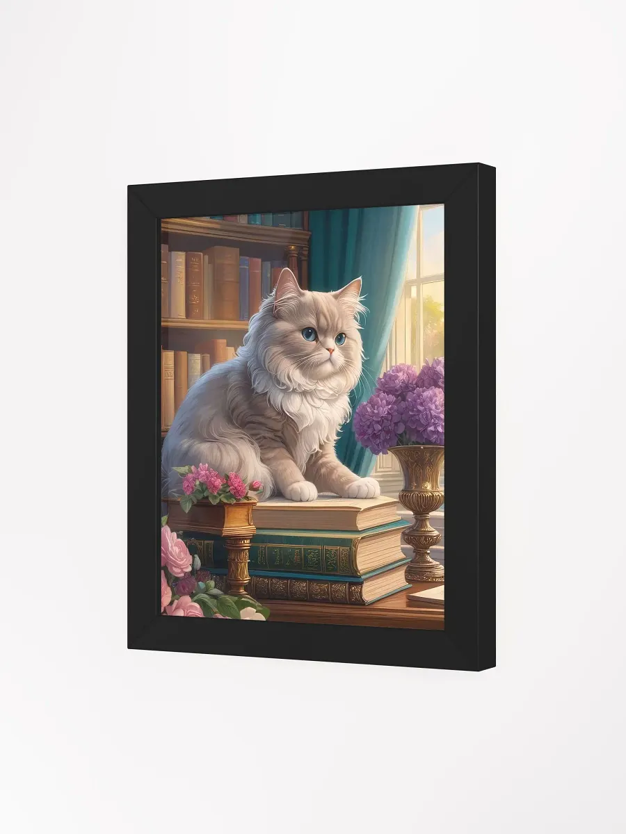 Cat Academia - Wall Art - Framed - Light Academia product image (2)