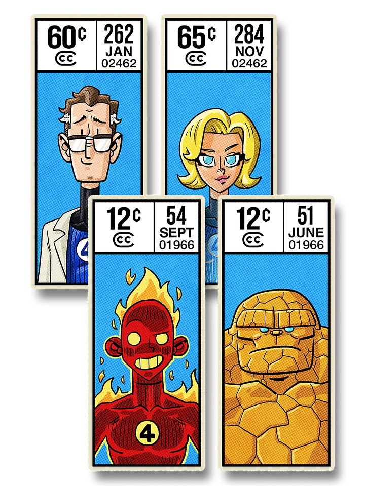 Fantastic Four Sticker Pack product image (1)