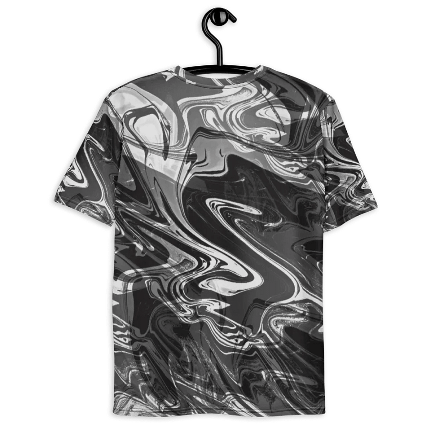 Black and White Swarm Pattern Urban Design T-Shirt product image (8)