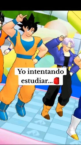 Yo intentando estudiar pero... #dragonballz #cumbia #dragonball #meme #viral #fyp