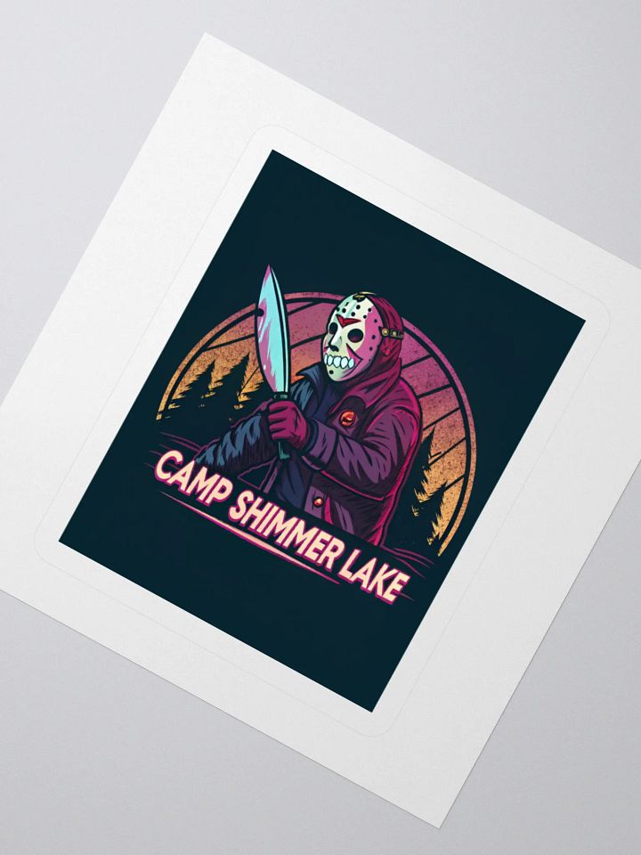 Camp Shimmer Lake Slasher Sticker product image (2)