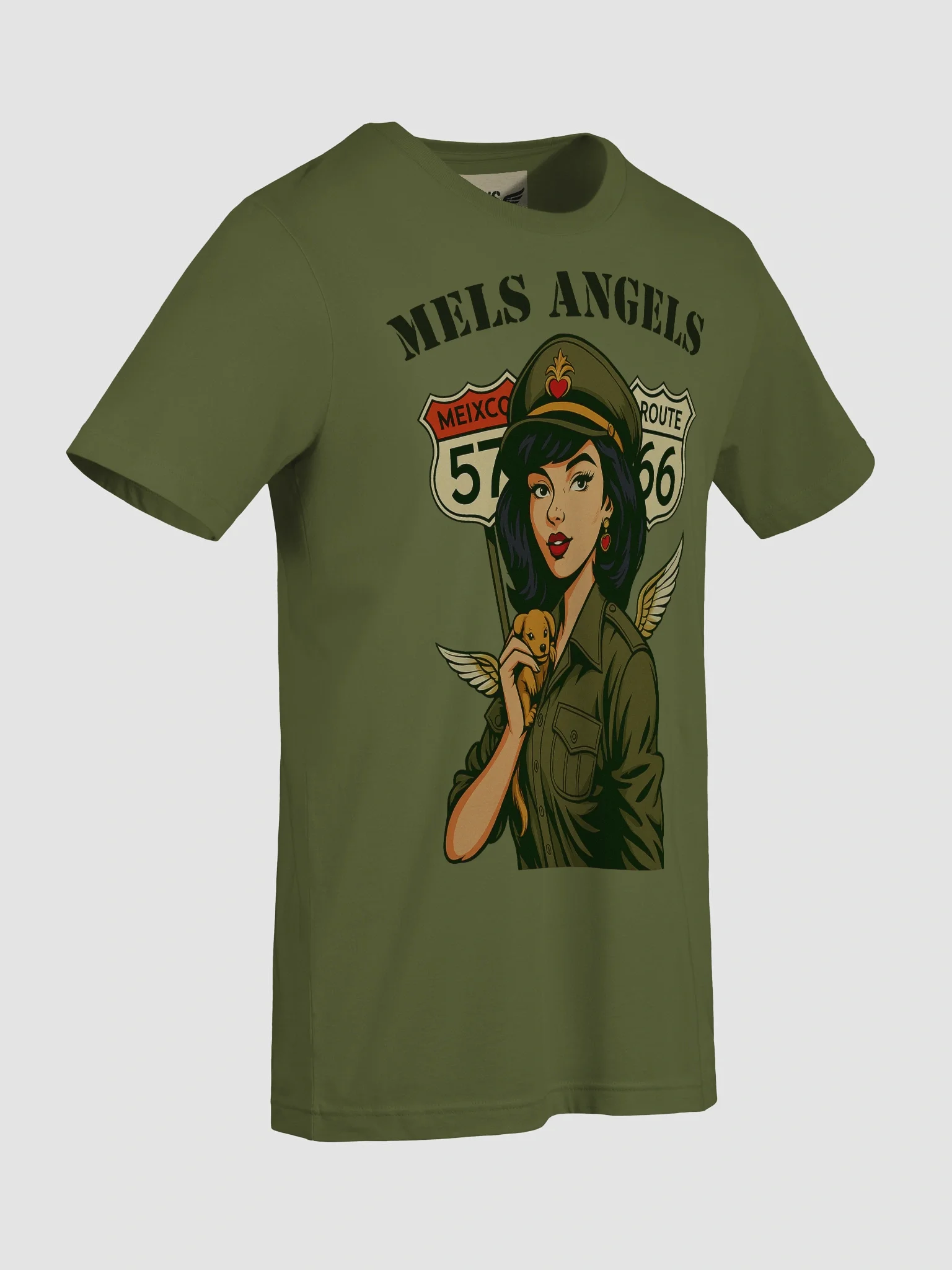 🪽 Mel’s Angels “Route 57–66” Vintage Tee product image (51)
