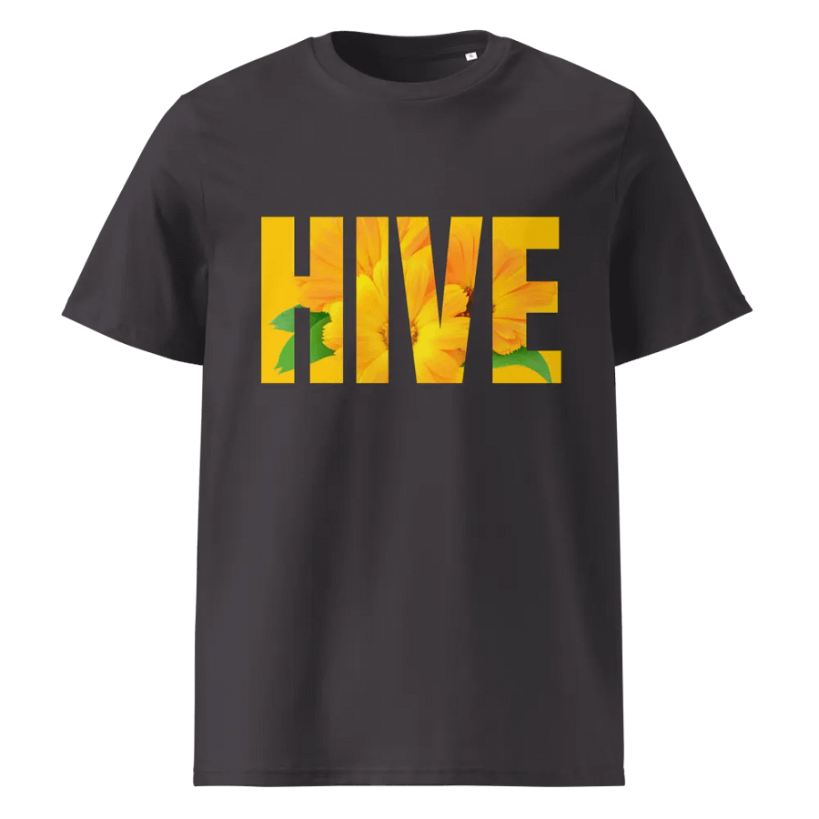 Floral HIVE Organic Tee - 100% cotton product image (4)
