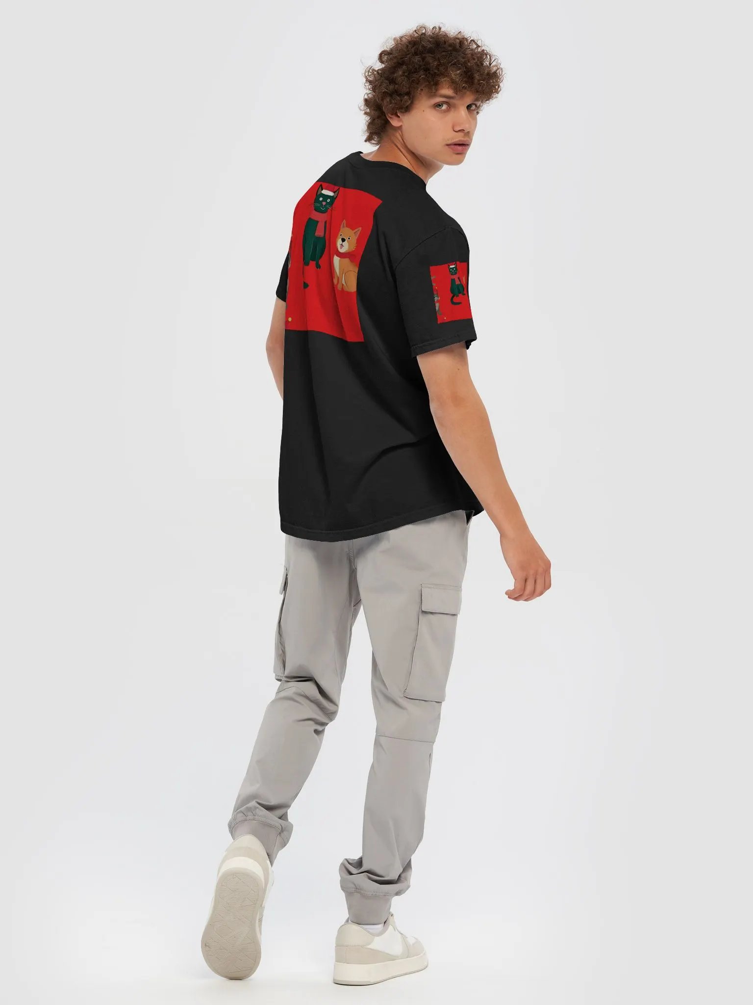 Festive Friends Cartoon Animal T-Shirt product image (71)