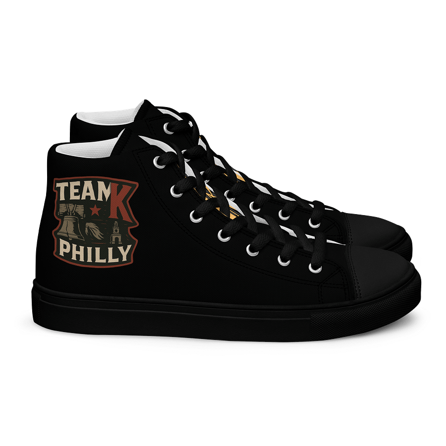 Team K Philly Women's High Top Canvas Shoes product image (2)