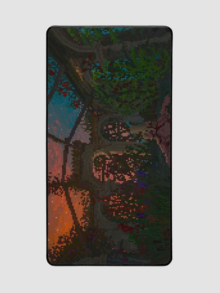 "Maiden in the Pink Sunset" Desk Mat product image (2)