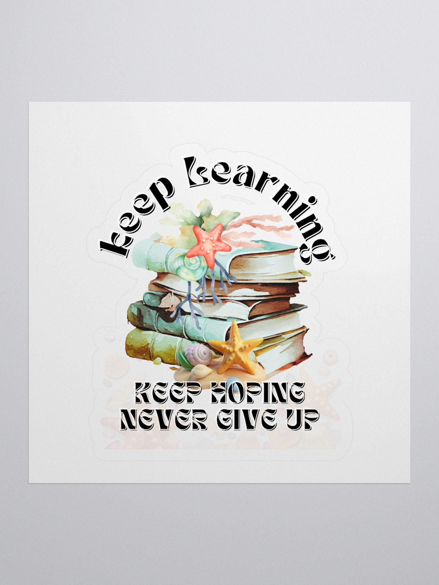 Seaside Wisdom Kiss Cut Stickers product image (1)
