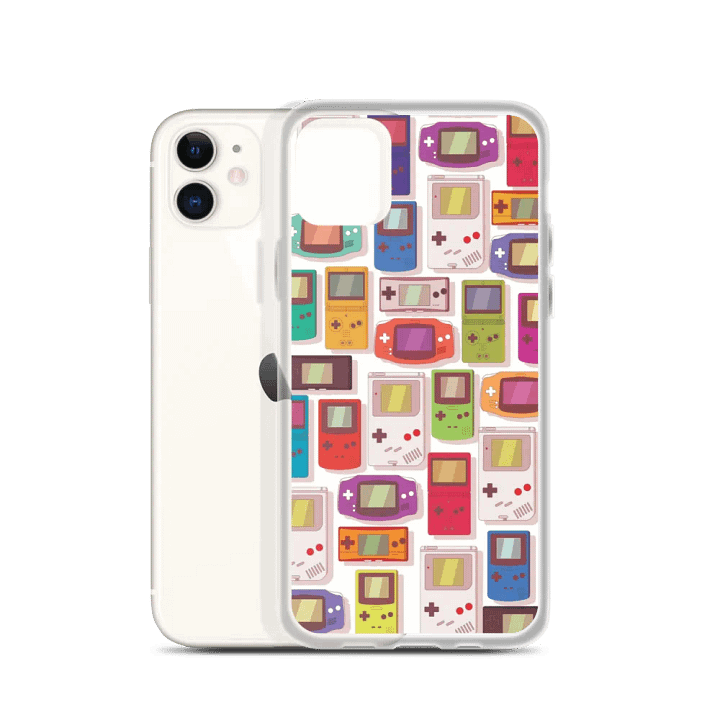 Retro Gamer Console Pattern iPhone Case product image (52)