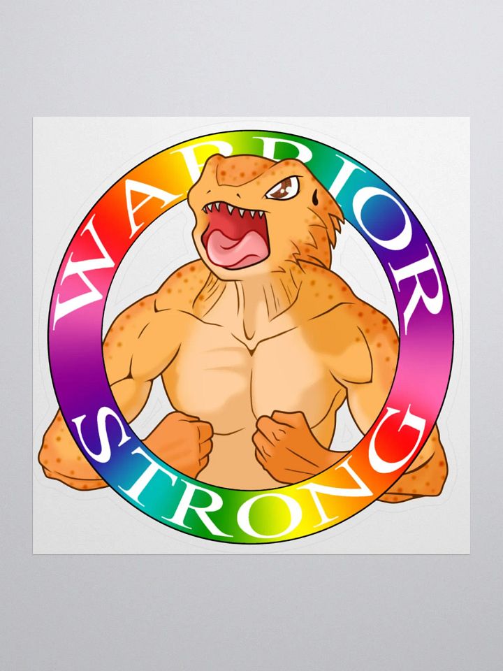 Warrior PRIDE Warrior STRONG Sticker product image (1)