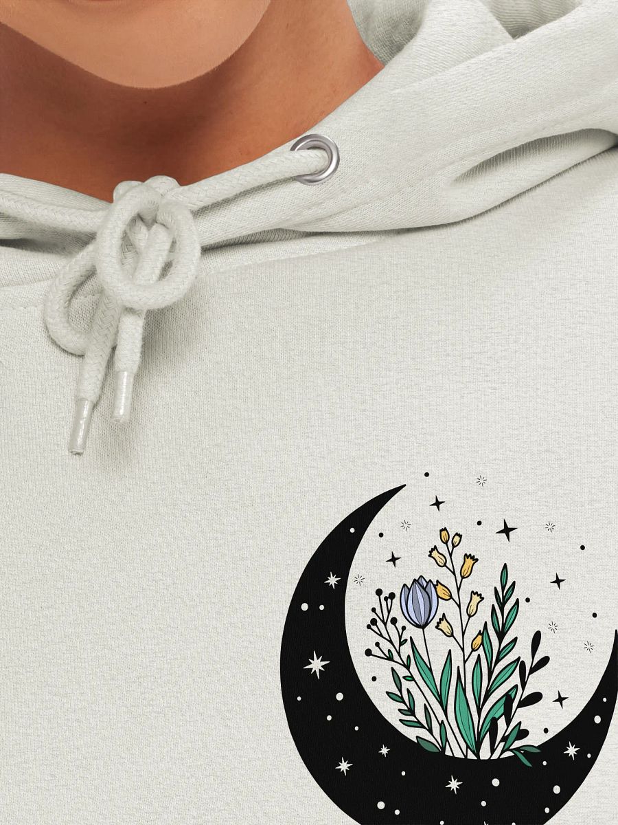 Celestial Blossom Crescent Hoodie Light product image (20)