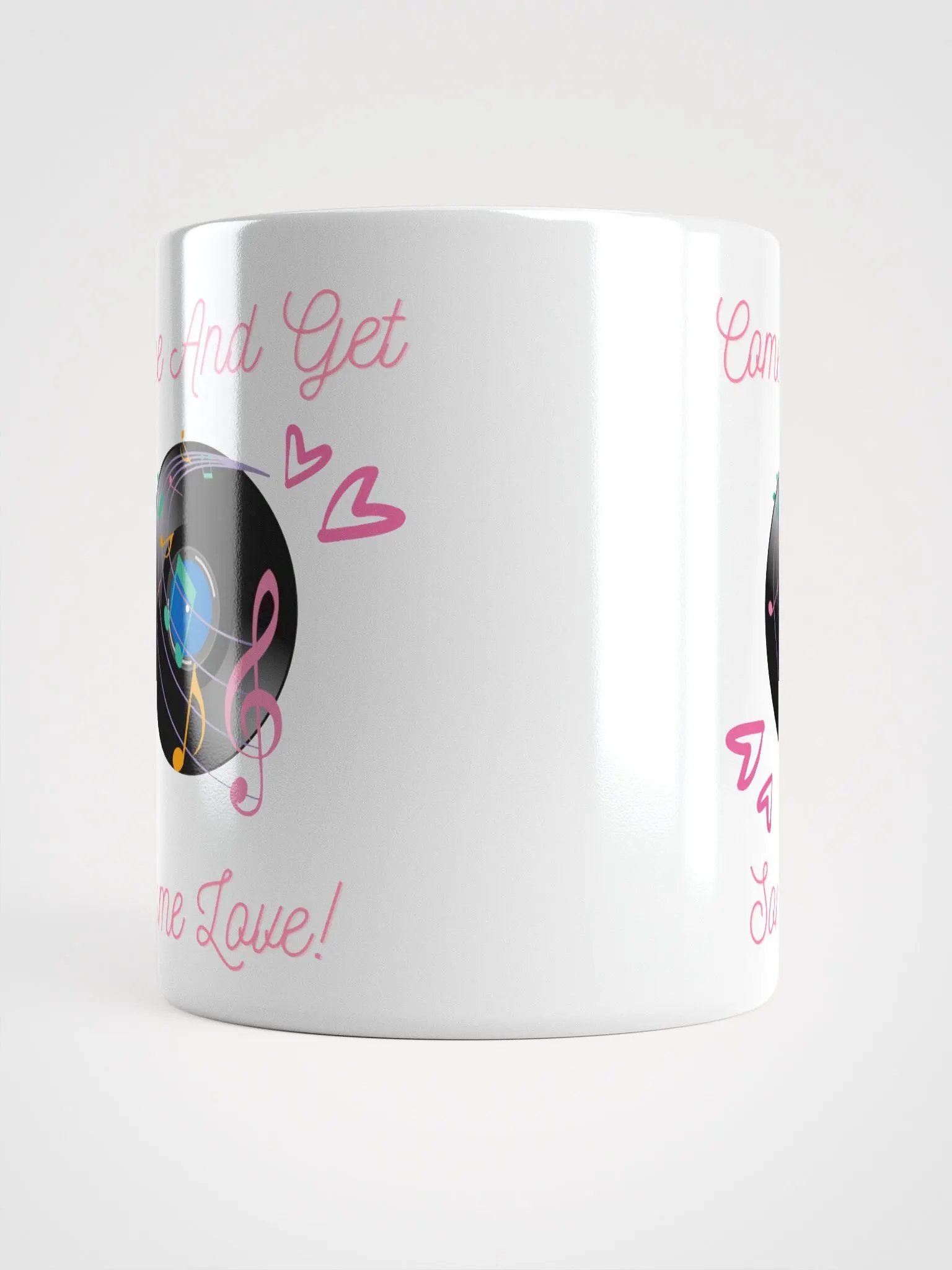 Come And Get Some Love - Funny Musical Valentine's Day White Mug product image (15)