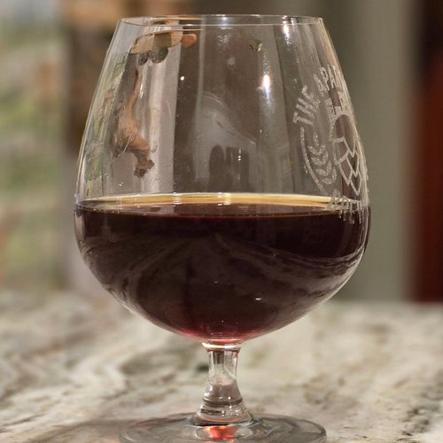 Checking in on the barleywine, now a full year in the bottle! Absolutely stoked for this one - it's got a bit of chill haze b...