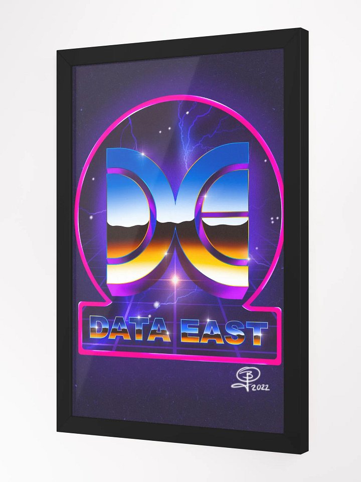 Data East Chrome Synthwave Framed Art product image (1)