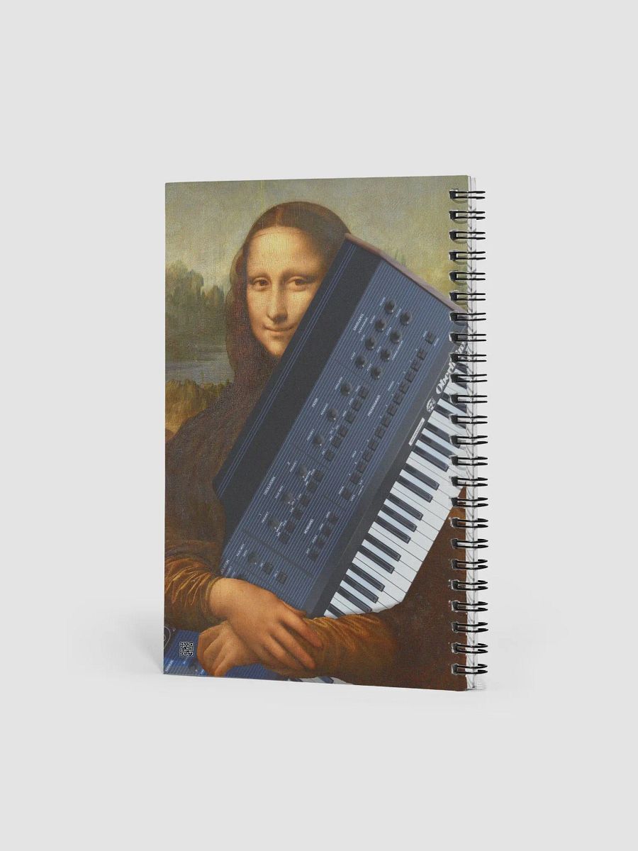 MoBNa LiXA by Frank Fonik, EDM Techno Spiral Notebook product image (2)