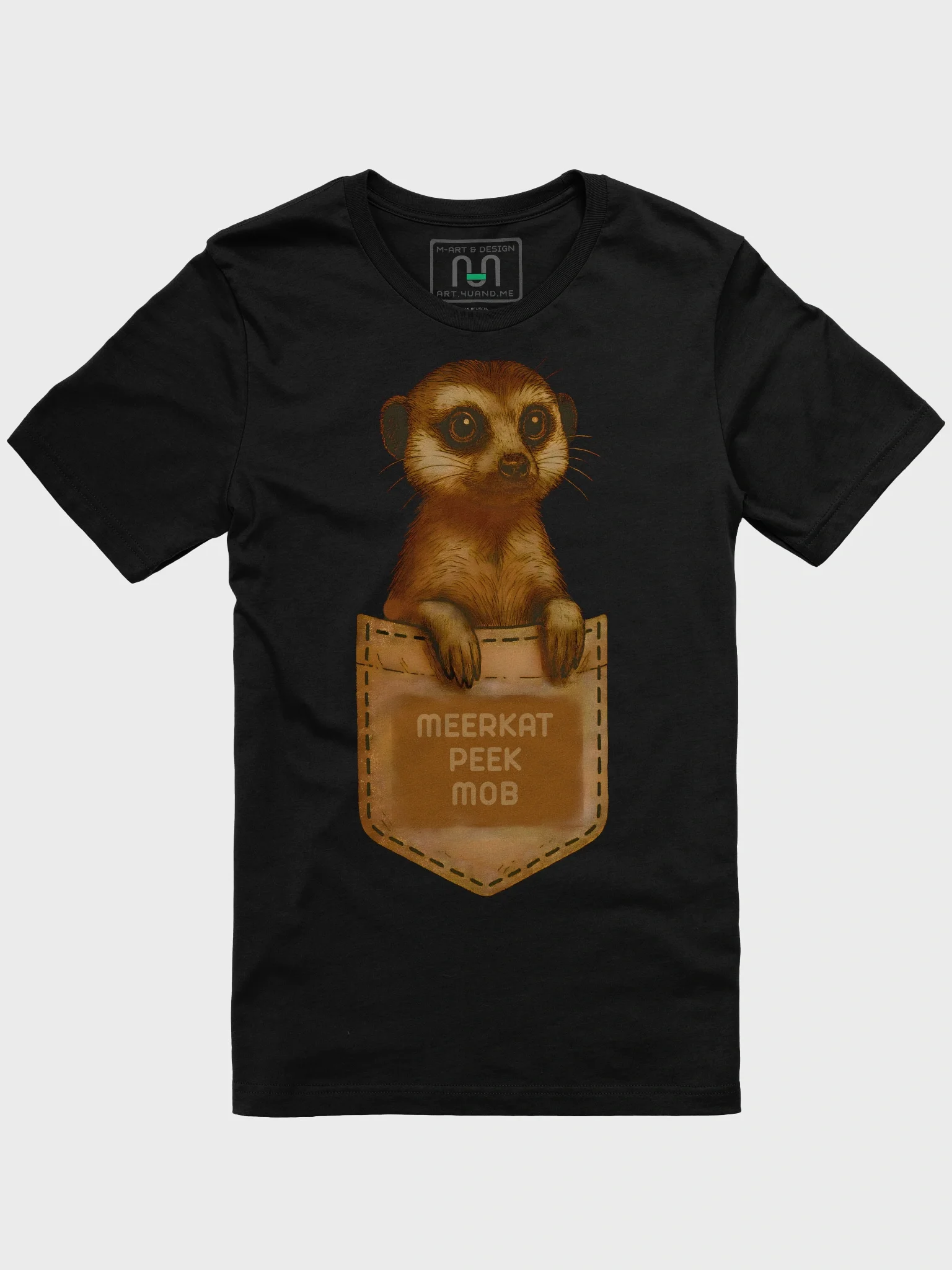 Meerkat-Peek Mob Tee – Desert Agents on Duty product image (1)