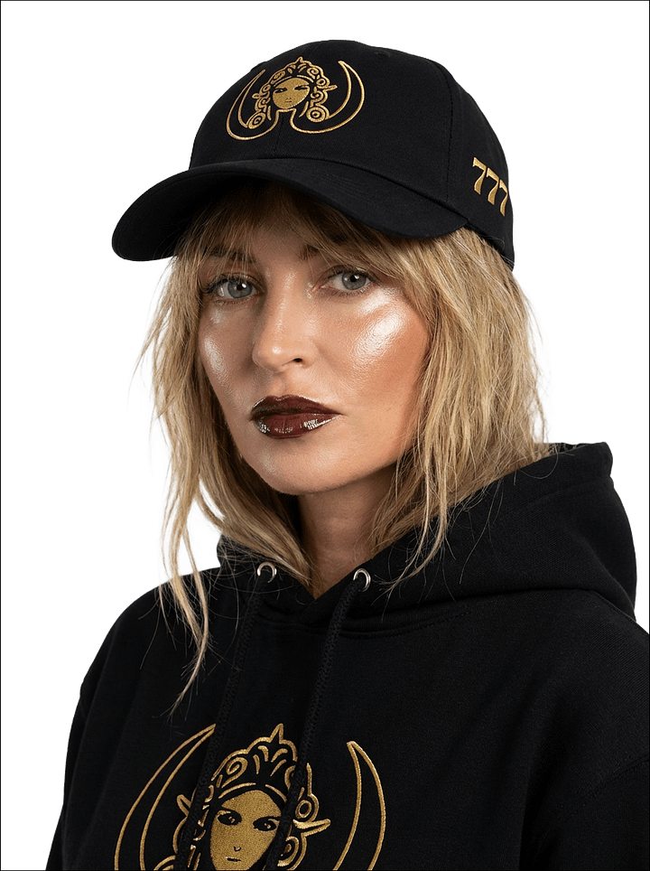 CIRCEMOON Divin Sacré Nombre 777 Cap - black product image (1)