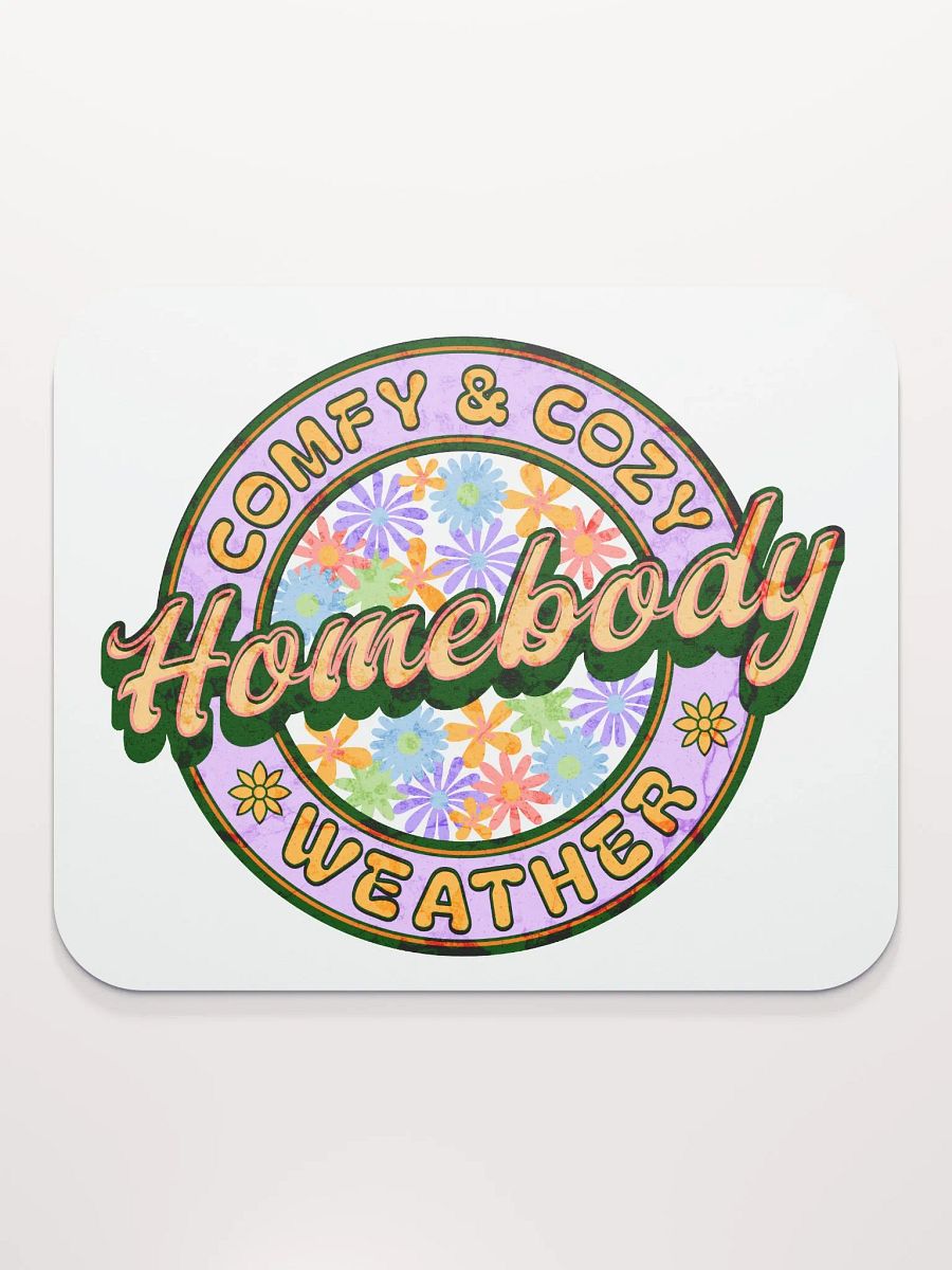 Homebody Comfy Ad Cozy Weather Floral Mouse Pad product image (2)