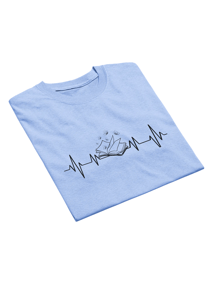 Book Lovers Heartbeat Line T-shirt product image (2)