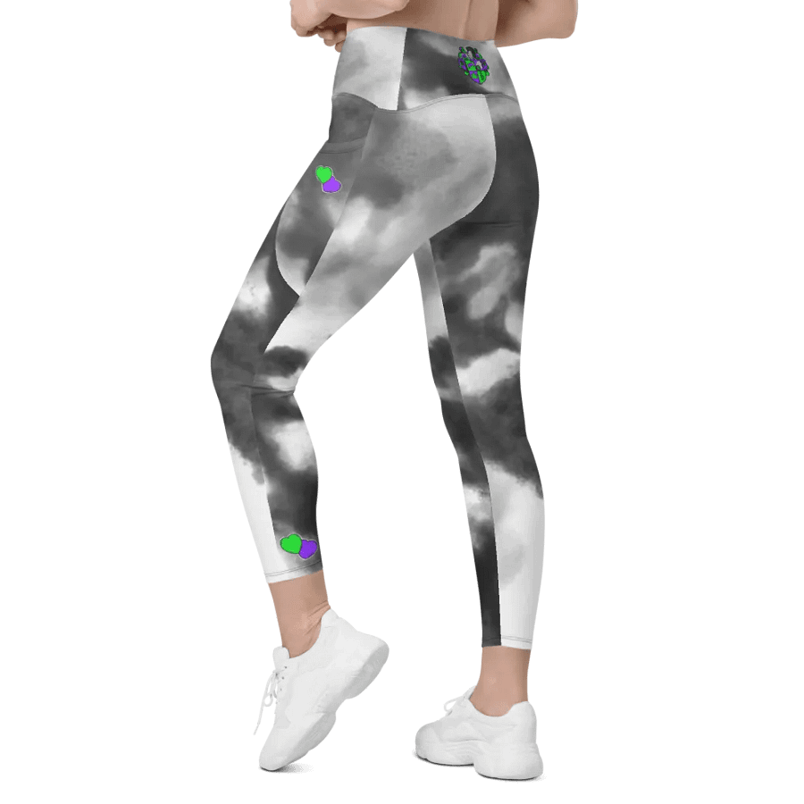 Lonely Hearts Crossover Leggings with Pockets product image (12)