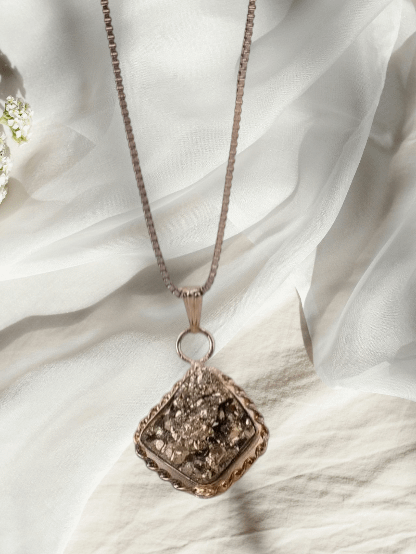 Natural Pyrite Pendent ( without chain) product image (1)