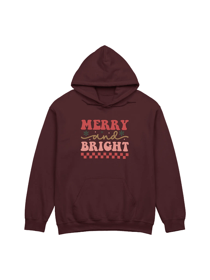 MERRY and BRIGHT Festive Hoodie product image (5)