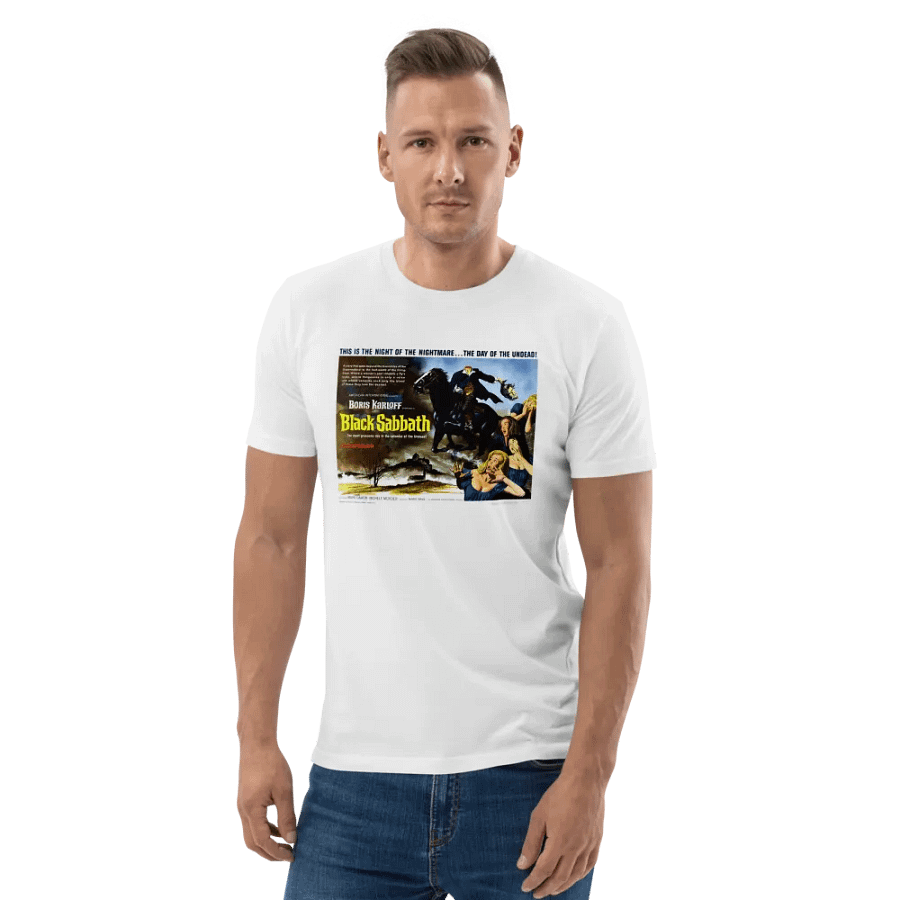 THE HORROR MOVIE Black Sabbath a man without head shirt product image (4)