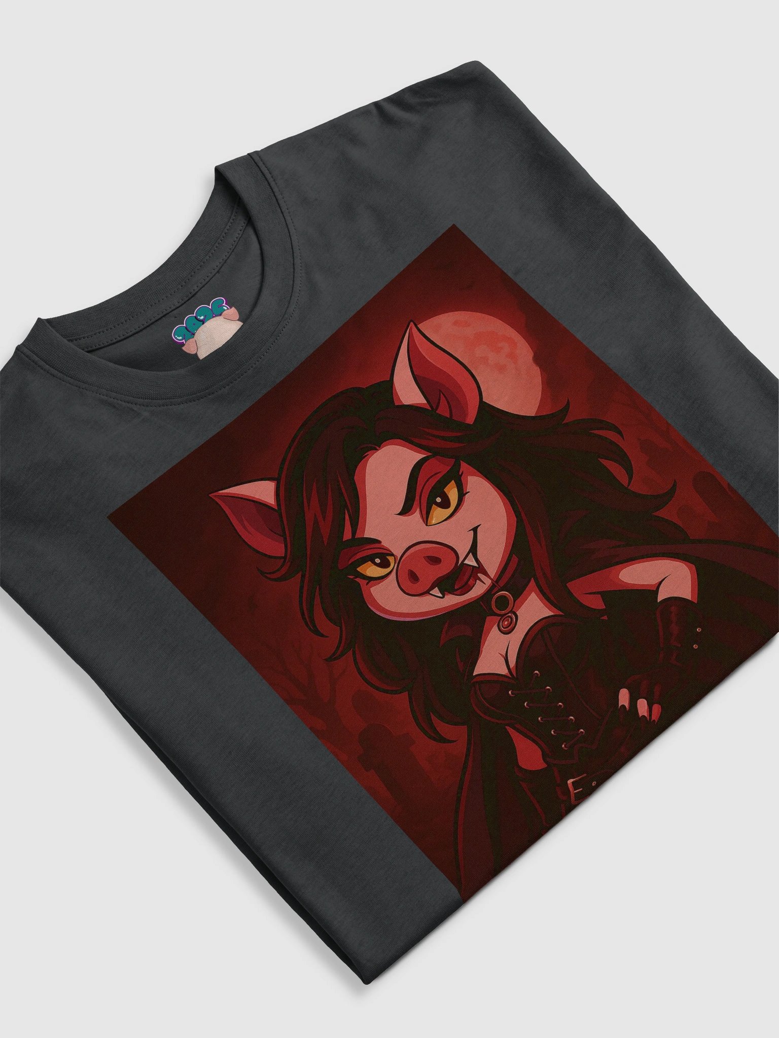 Alt Goth Vamp Piggy Tee product image (5)