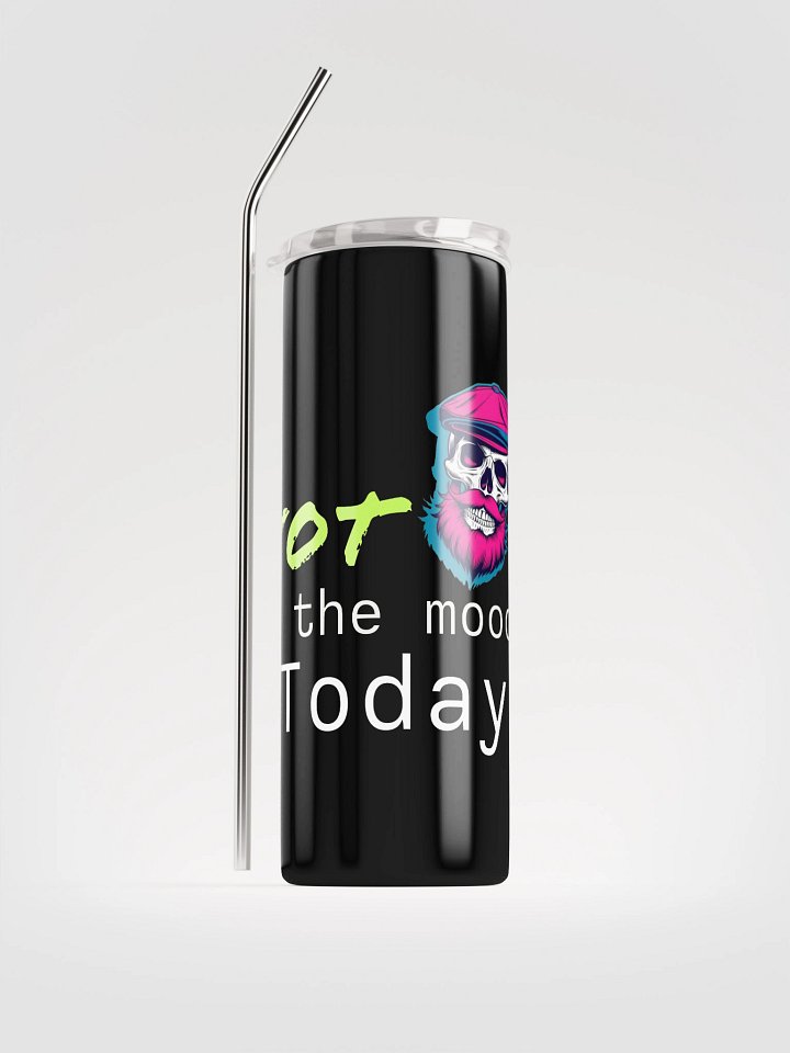 Mustache Skull Stainless Steel Tumbler product image (1)