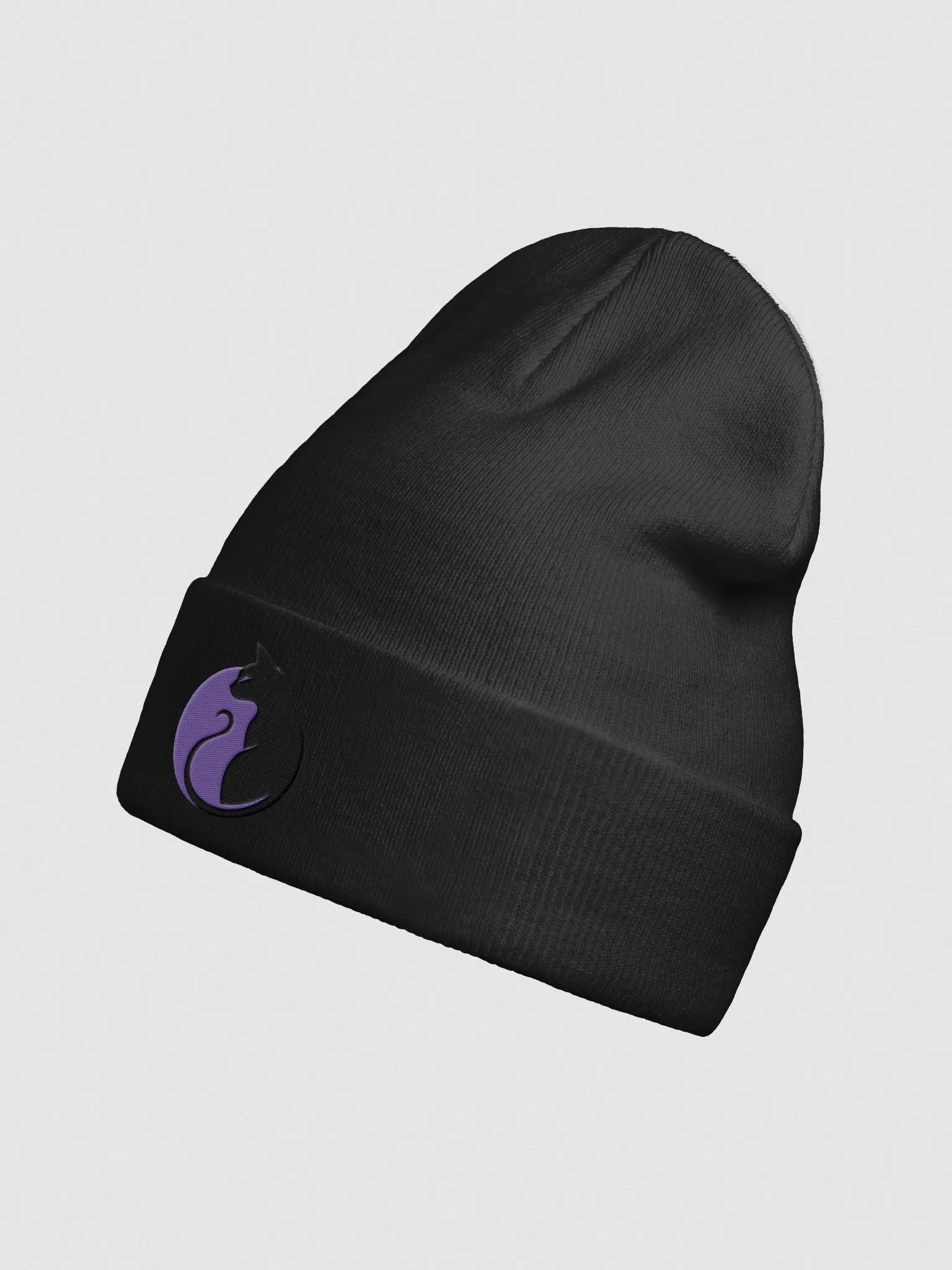 KawaiKitten Deep Black Beanie product image (2)