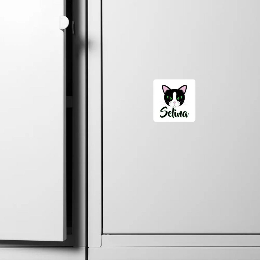 Selina the Tuxedo Cat - Die-Cut Magnets product image (8)