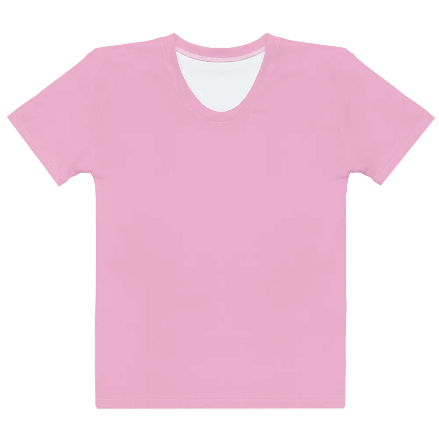 Plain Light Carnation Pink True Summer Women's Crewneck Polyester Heavyweight Premium T-Shirt by Treasure Pie product image (10)