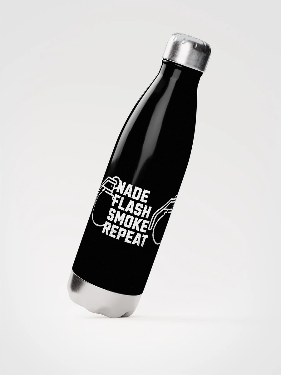 Nade Flash Smoke Repeat Grenade Utility Meme Water Bottle product image (2)