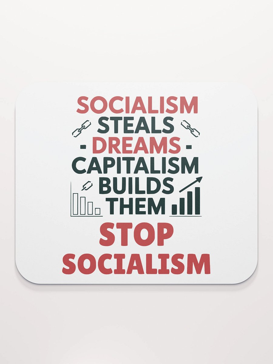 Stop Socialism, Build Your Future mouse pad product image (2)