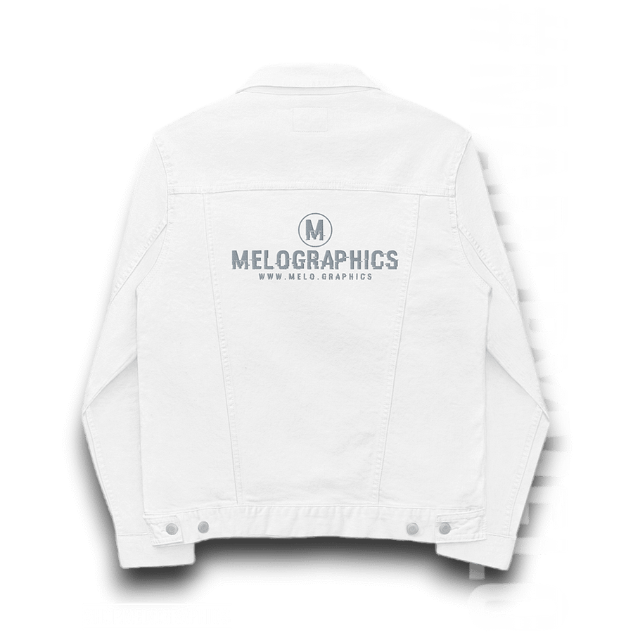 Rated M: Grey Stitched - Denim Jacket | #MadeByMELO product image (6)