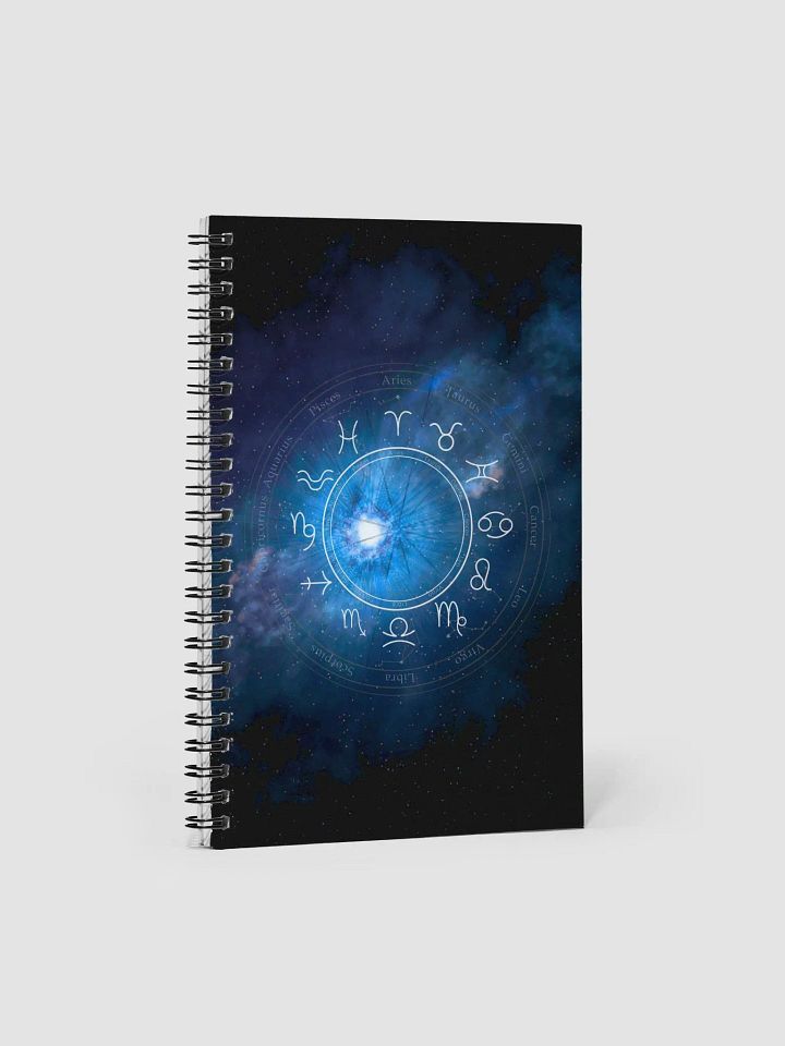 Zodiac Cosmos Spiral Notebook product image (1)