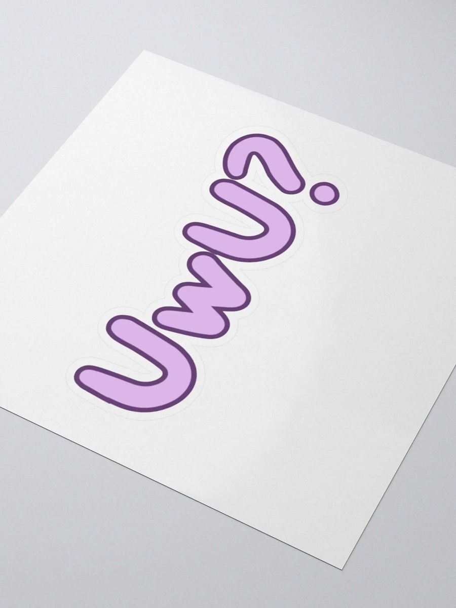 UwU? Sticker, Pink product image (8)