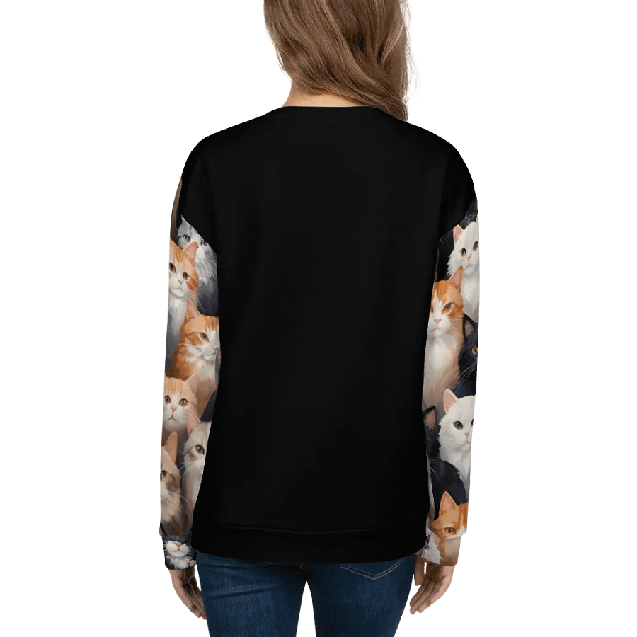 Purrfectly Adorable Cat Lovers Unisex Sweatshirt product image (8)