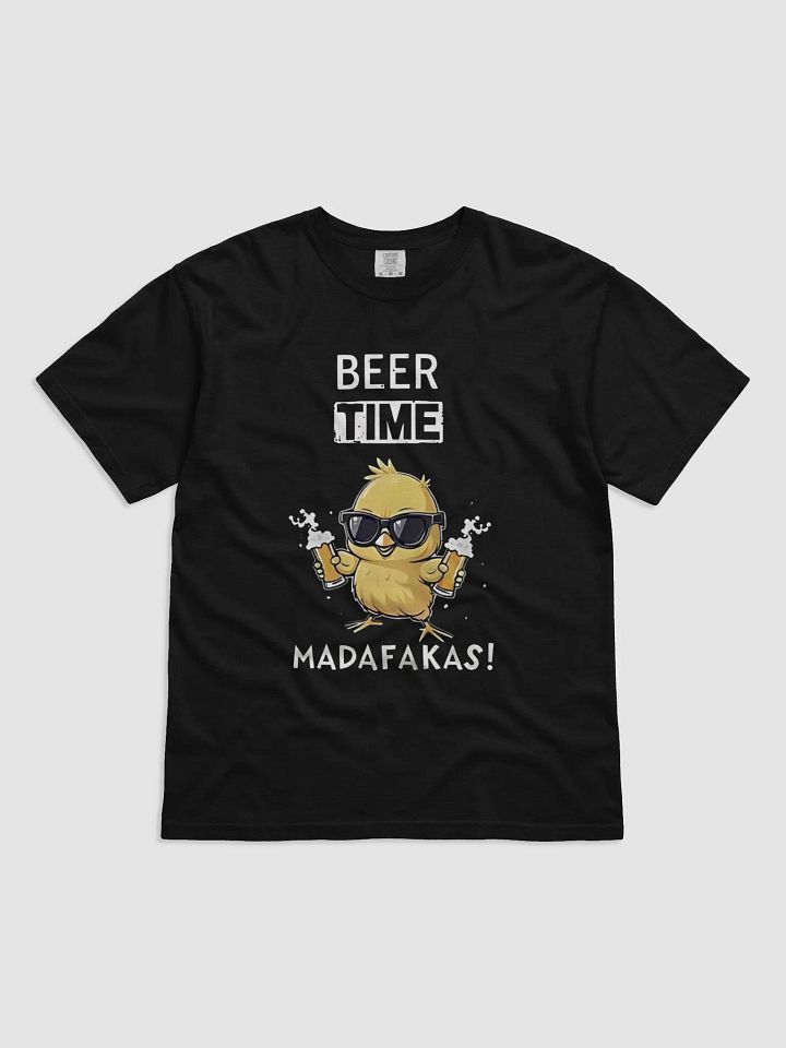 Funny Beer Time Chick T-Shirt product image (1)