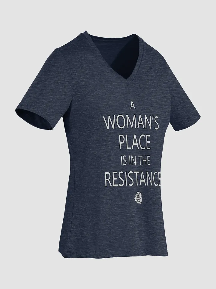 A Woman's Place Relaxed V-Neck T-Shirt product image (30)